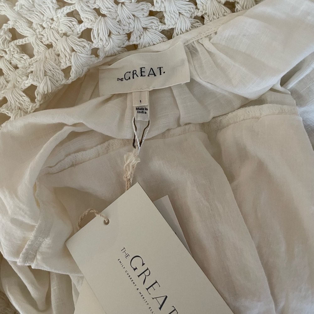 THE GREAT. Cream Maxi Dress - Picture 8 of 10